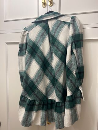 Camisa Fetiche Suances cuadros verde y blanco