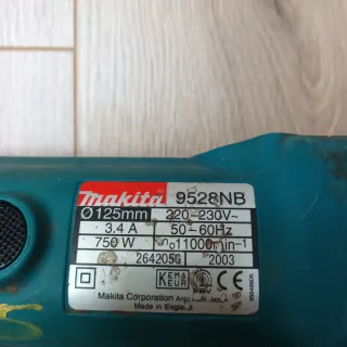 Makita 9528NB Amoladora Angular - Piezas