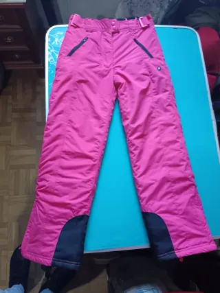 Pantalón de esquí rosa para niña