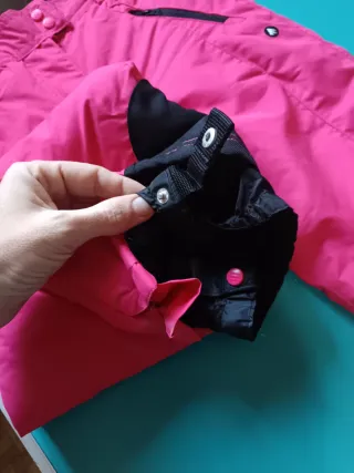 Pantalón de esquí rosa para niña