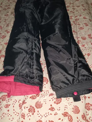 Pantalón de esquí rosa para niña