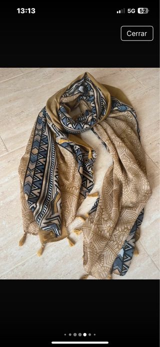 Lote de 9 pañuelos y echarpes