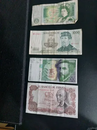 Lote de Billetes Varios Países