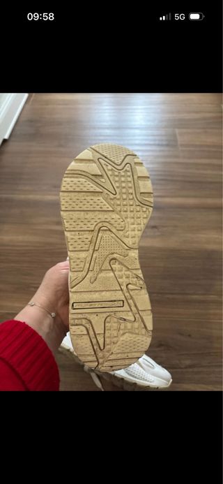 Scarpe Puma donna RSX beige/bianche