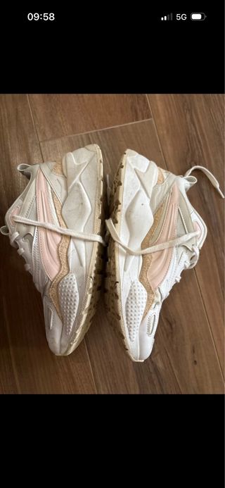 Scarpe Puma donna RSX beige/bianche