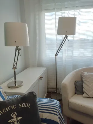 Conjunto lámparas de Ikea metálicas