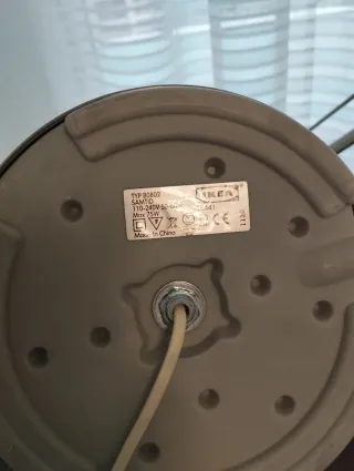 Conjunto lámparas de Ikea metálicas