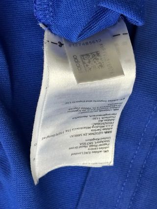 Camiseta Adidas Azul Talla M - Logo Grande Pecho -