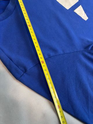 Camiseta Adidas Azul Talla M - Logo Grande Pecho -