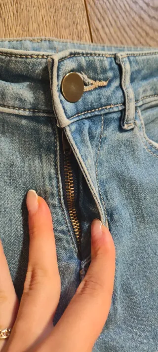 Jeans skinny lavaggio chiaro da ragazza Tezenis