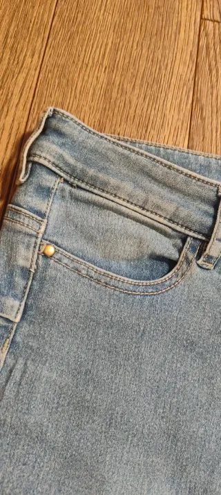 Jeans skinny lavaggio chiaro da ragazza Tezenis