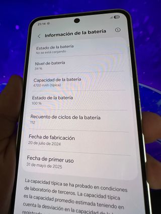 Samsung S24 FE de 256gb - Blue