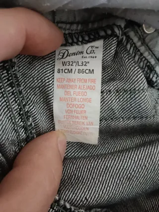 Pantalones vaqueros hombre W32 L32