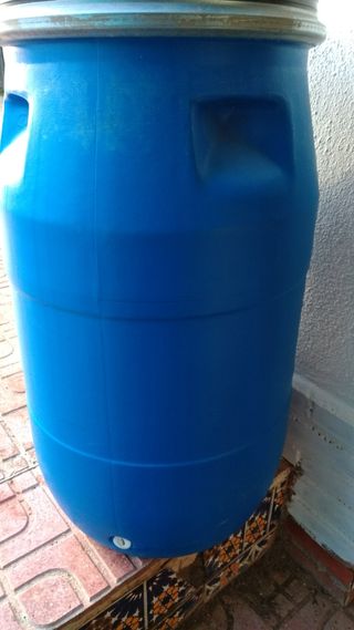 Bidón Azul 120L Cierre Ballesta