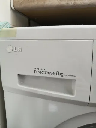 Lavadora LG Direct Drive 8kg