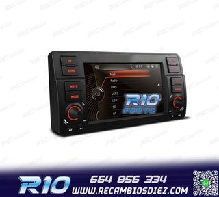 RADIO NAVEGADOR 7" BMW SERIE 3 E46 98-06 USB GPS TACTIL HD T