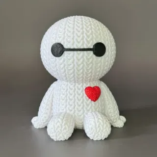 Minifigure Baymax stile crochet