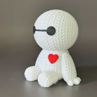 Minifigure Baymax stile crochet