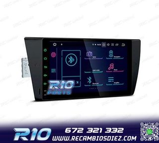 RADIO GPS ANDROID 14 BMW E90 E91 E92 E93 PANTALLA 9" TACTIL