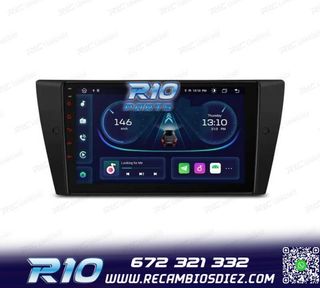 RADIO GPS ANDROID 14 BMW E90 E91 E92 E93 PANTALLA 9" TACTIL