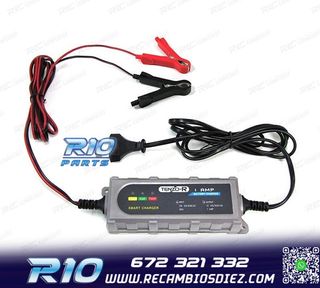 CARGADOR DE BATERIA COCHE MOTO BARCO 12V
