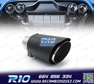 COLA ESCAPE CARBONO UNIVERSAL TIPO AKRAPOVIC 76MM