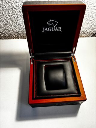 Caja Reloj Jaguar Negra