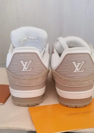 Scarpe Louis Vuitton Beige/Bianche Tg 43