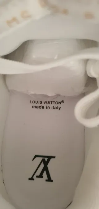 Scarpe Louis Vuitton Beige/Bianche Tg 43