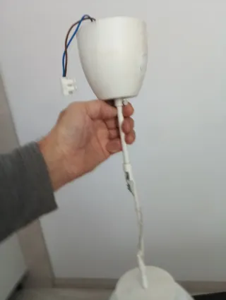 Lámpara colgante Ikea blanca