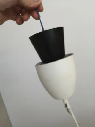 Lámpara colgante Ikea blanca