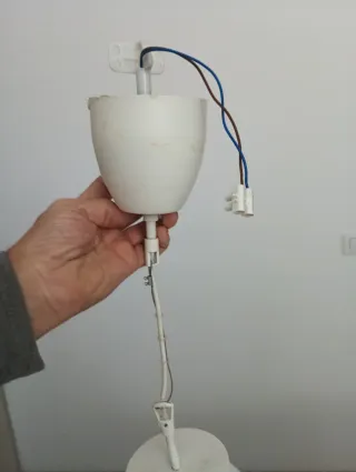 Lámpara colgante Ikea blanca