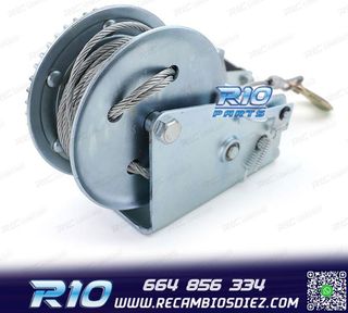 CABRESTANTE PROFESIONAL 1500KG Y 10 METROS