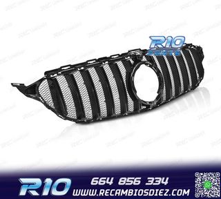 PARRILLA MERCEDES W205 18-21 LOOK SPORT NEGRO BRILLO