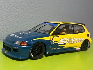 Honda Civic EG Spoon Custom 1/18