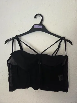 Top Corset Shein Negro 4XL