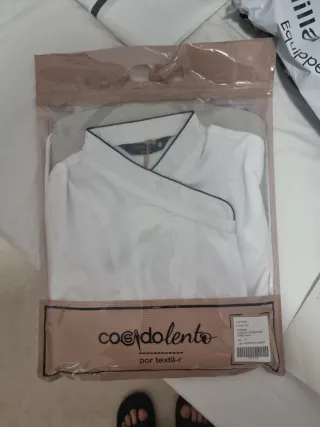 Chaquetilla de chef mujer Talla M