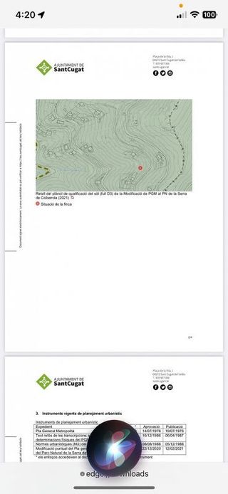 Terreno en venta en La Floresta - Les Planes en Sant Cugat del Vallès