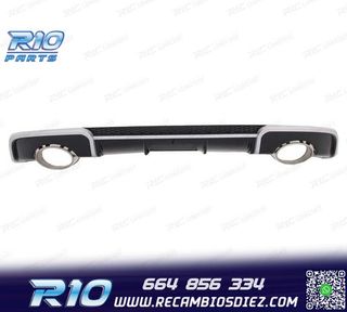 DIFUSOR AUDI A3 8V 12-16 LOOK RS + COLAS ESCAPE