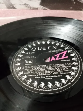 QUEEN jazz 1978 LP vinilo EMI ed. Española