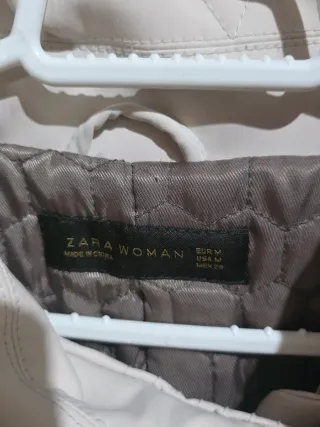 Chaqueta Zara Beige Talla M