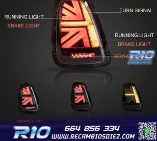 PILOTOS LED MINI COOPER R56 R57 07-13 ROJO