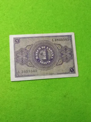 Billete 1 Peseta Banco de España 1938