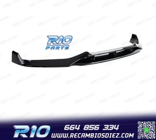 SPOILER LIP BMW X5 F15 12-18 LOOK M PERFORMANCE NEGRO BRILLO