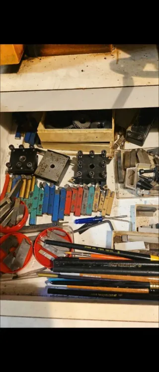 Torno de metal compacto 8