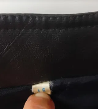 Jaqueta de Couro Preta