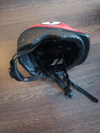 Casco infantil bici rojo No1