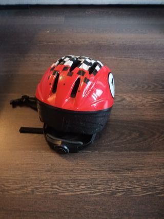 Casco infantil bici rojo No1