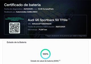 Audi Q5 S Line 50 TFSI e quattro-ultra Sportback