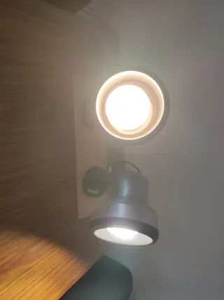 Aplique pared industrial años 70